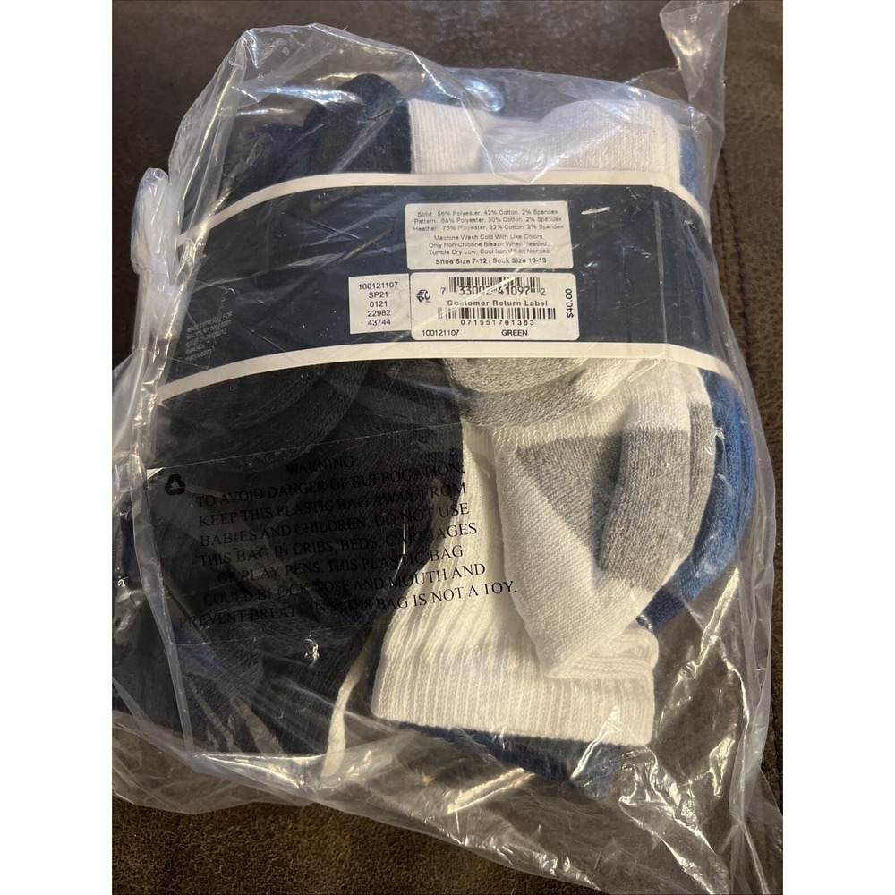 Club Room 8-Pack Ankle Socks Cushioned Foot Men's Shoe SZ 7-12 Sock SZ 10-13 - Picture 5 of 7